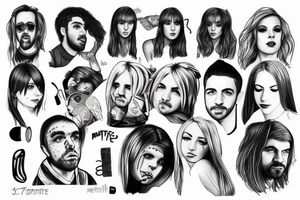 Тату по тексту Paramore tattoo idea