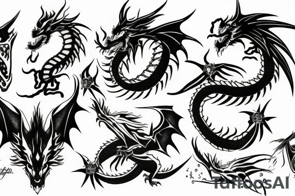 dragon tattoo idea