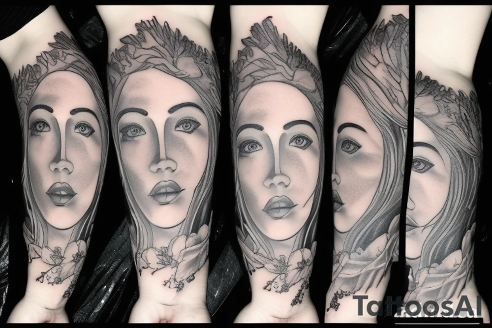 Femida statue tattoo idea