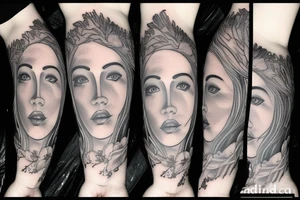 Femida statue tattoo idea