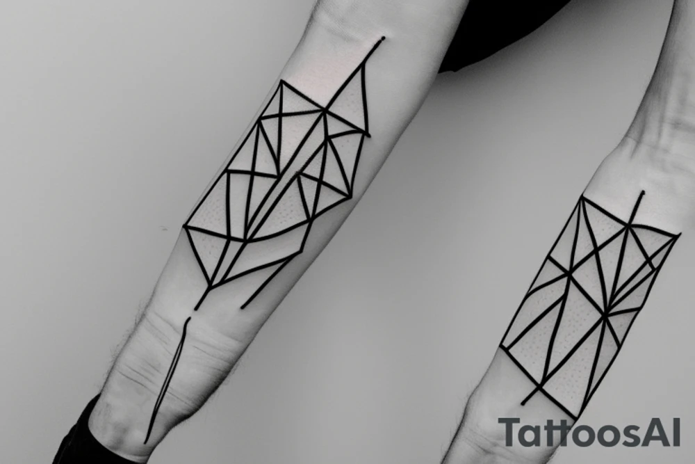 triangle
line
simple tattoo idea