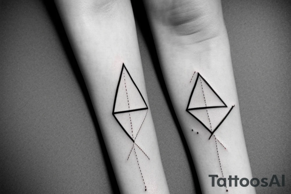triangle
line
simple tattoo idea