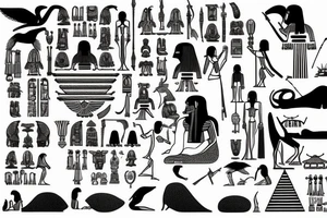 Egypt god tattoo idea