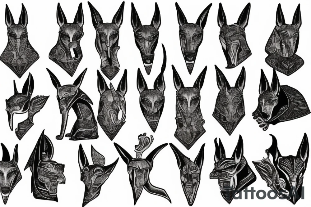 Anubis tattoo idea