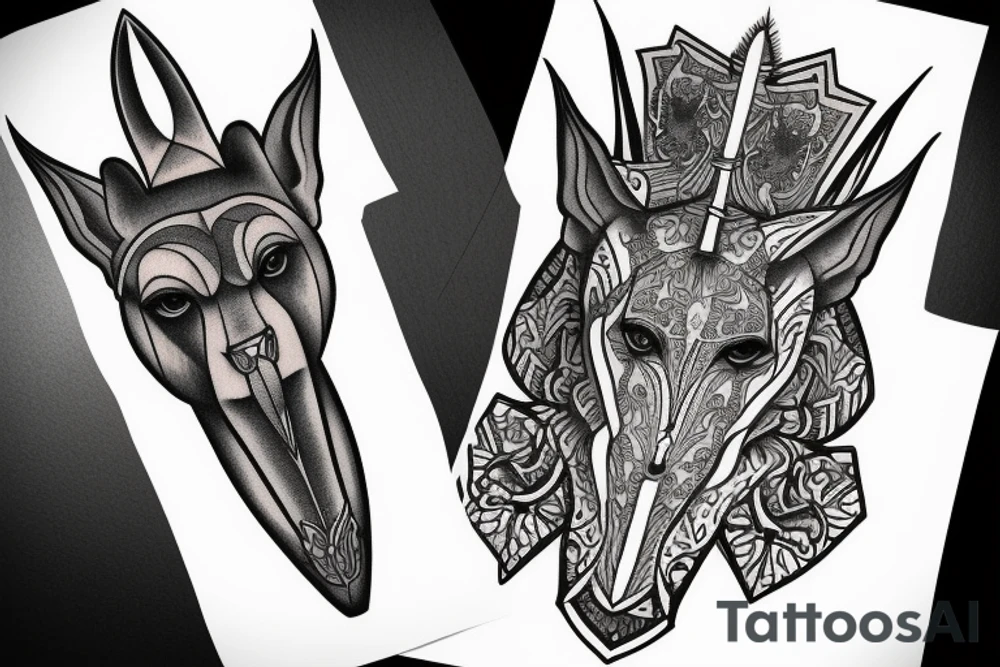 Anubis tattoo idea