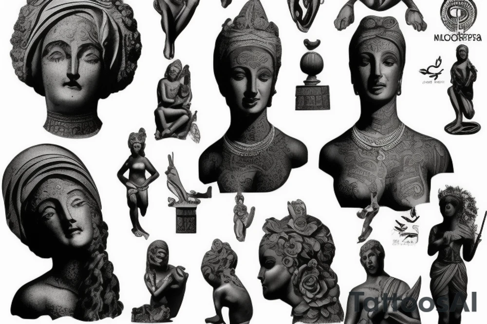 Femida statue,antique statues,god tattoo idea