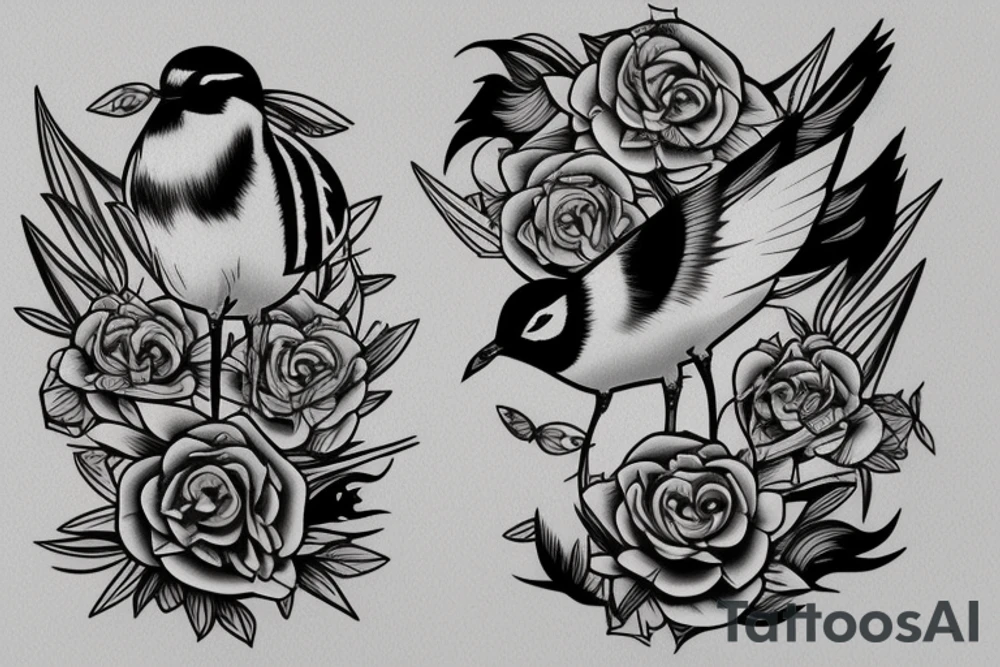 lapwing pewit angry tattoo idea