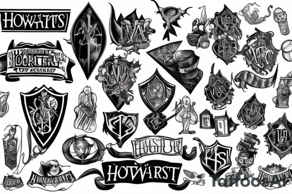 Hogwarts tattoo idea