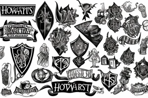 Hogwarts tattoo idea