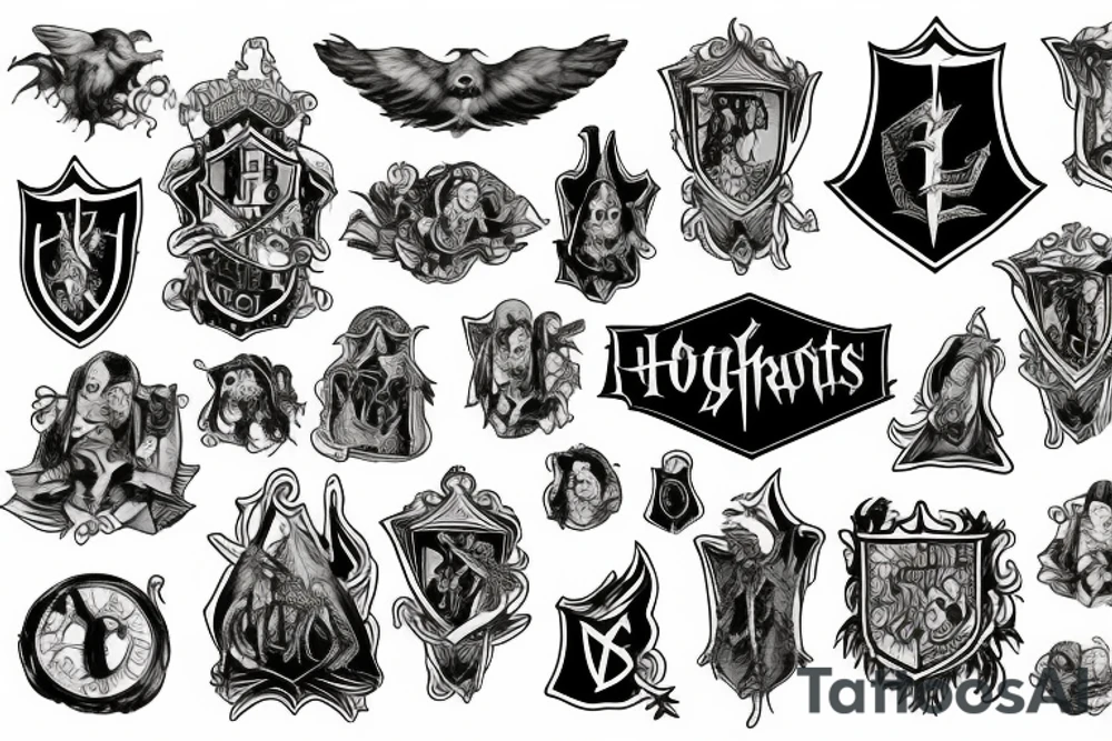 Hogwarts tattoo idea