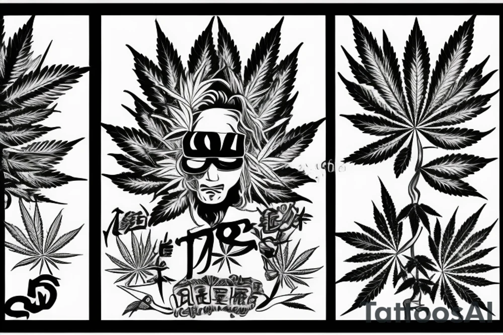 Marijuana joint tattoo idea