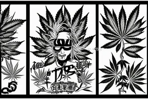 Marijuana joint tattoo idea