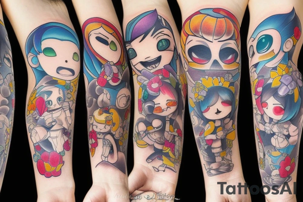 chibis tattoo idea