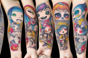 chibis tattoo idea