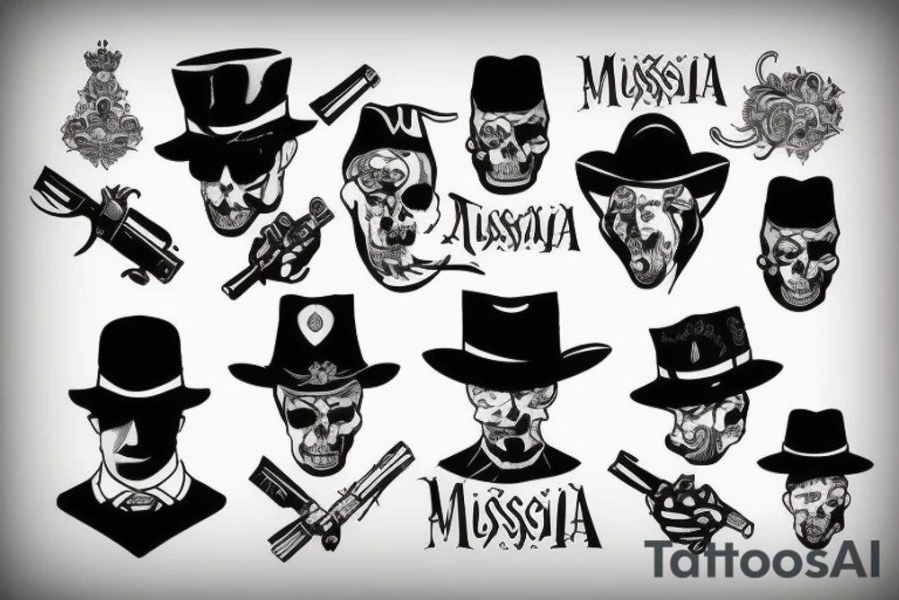 Mafia russian tattoo idea