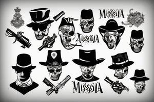 Mafia russian tattoo idea
