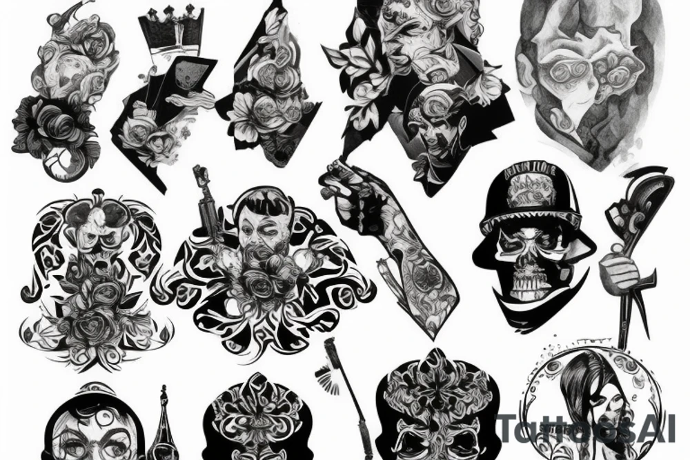 Mafia russian tattoo idea