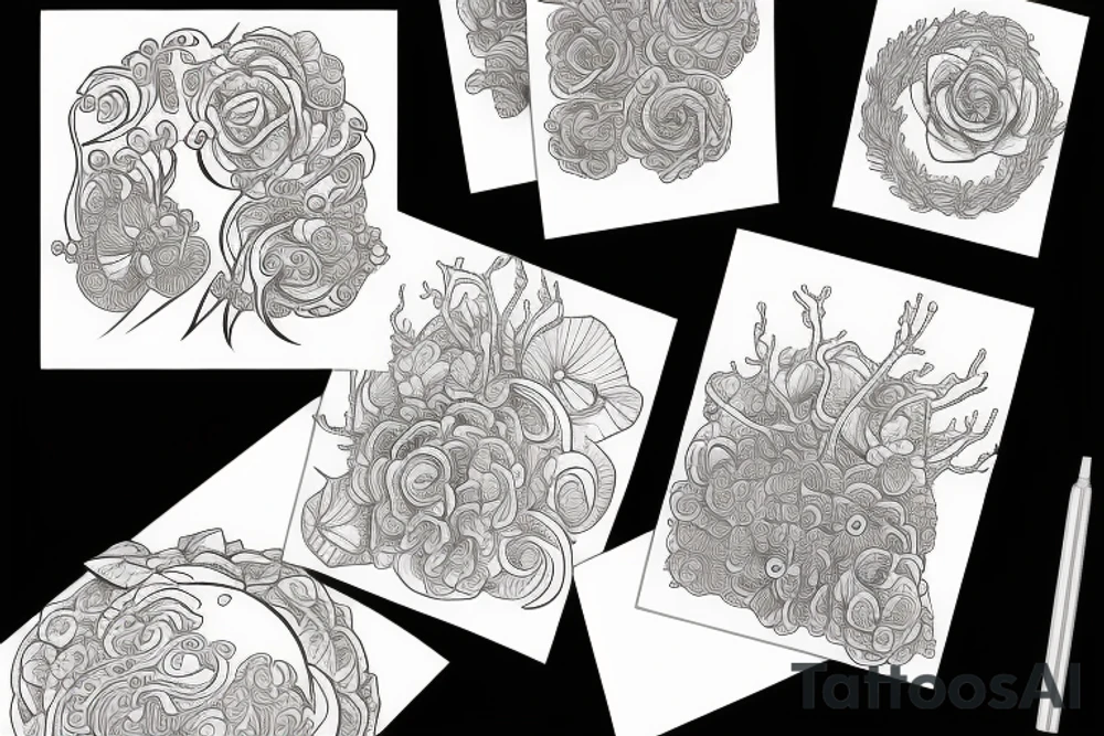 Coral tattoo idea