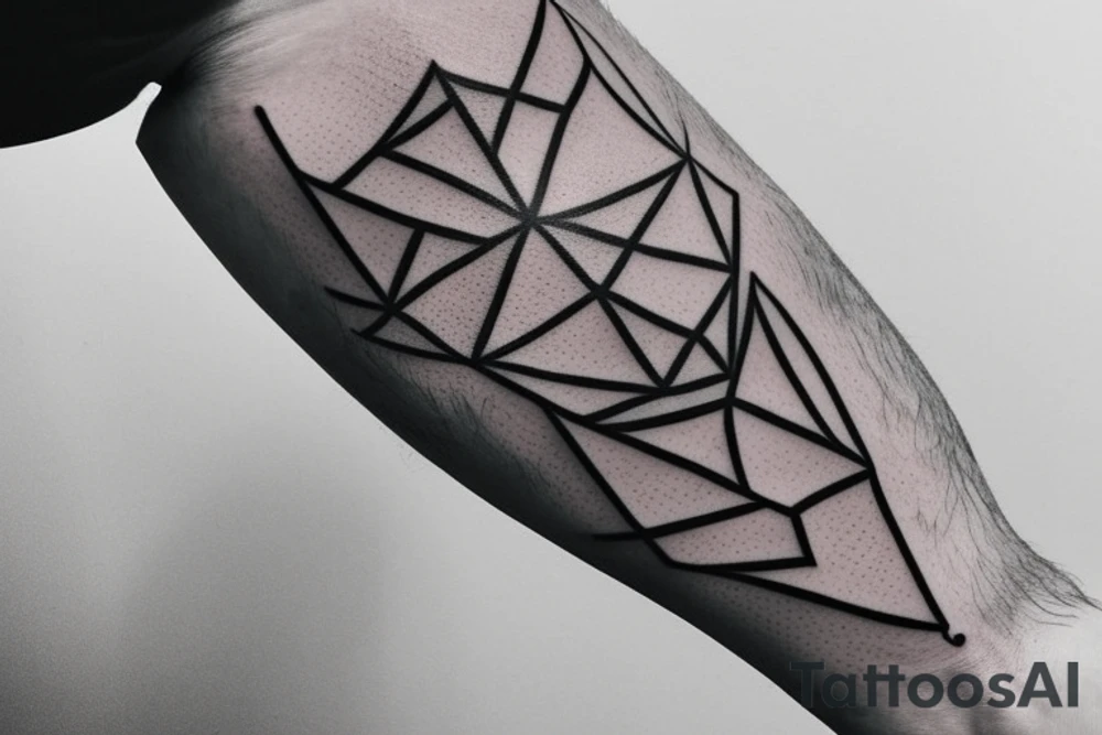 Minimalist tattoo in triangle shape for men hand tattoo idea Minimalist tattoo in triangle shape for men hand tattoo idea