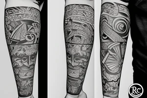 Letters RRC tattoo idea