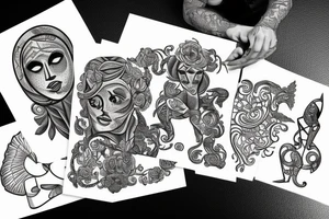 Letters RRC tattoo idea