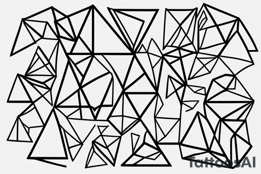 triangle
line
simple
geometry tattoo idea