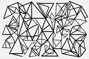 triangle
line
simple
geometry tattoo idea