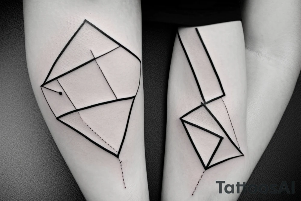 triangle
line
simple
geometry tattoo idea