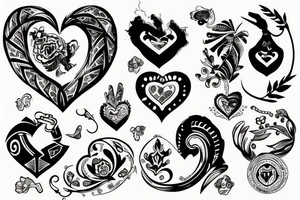 Ukraine in my heart tattoo idea