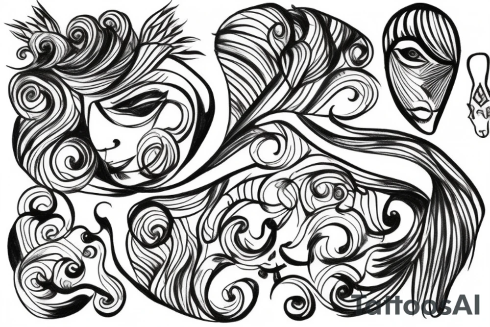 Coral tattoo idea