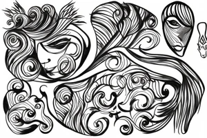Coral tattoo idea