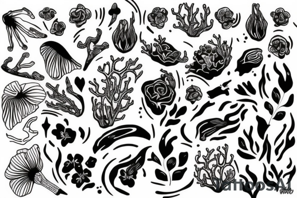Coral tattoo idea