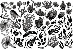 Coral tattoo idea