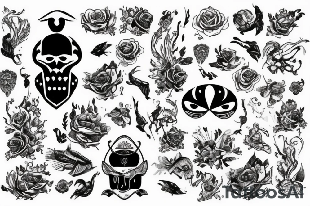 Море в треугольнике tattoo idea