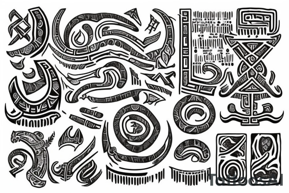 runic record of the word Артемий tattoo idea