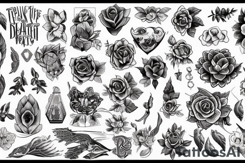 Шаман идёт по ночному лесу tattoo idea