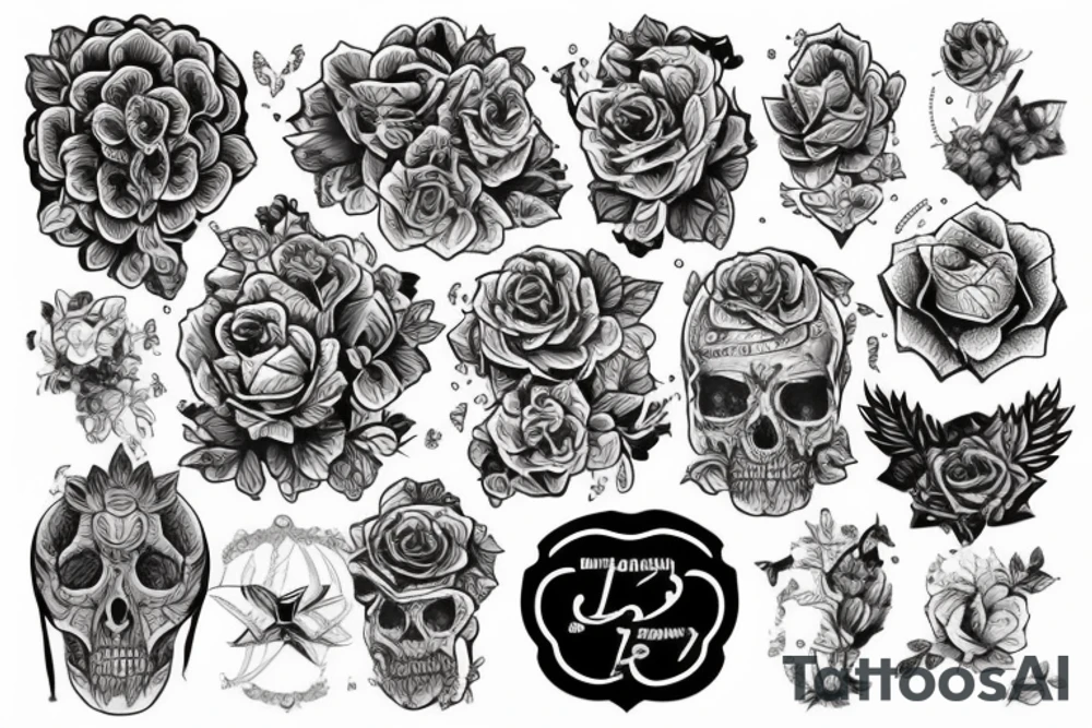 Шаман идёт по ночному лесу tattoo idea