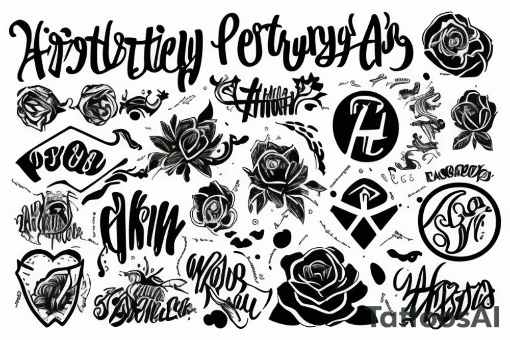 the word Artemy tattoo idea