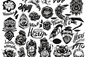 the word Artemy tattoo idea