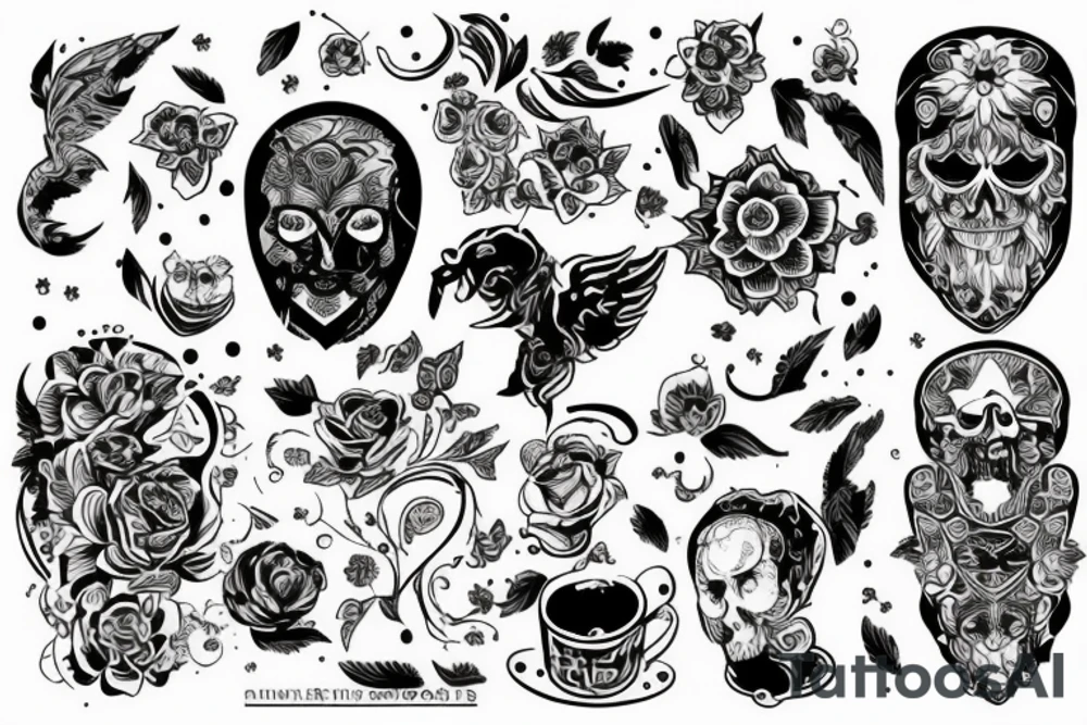 В стиле минимализм tattoo idea