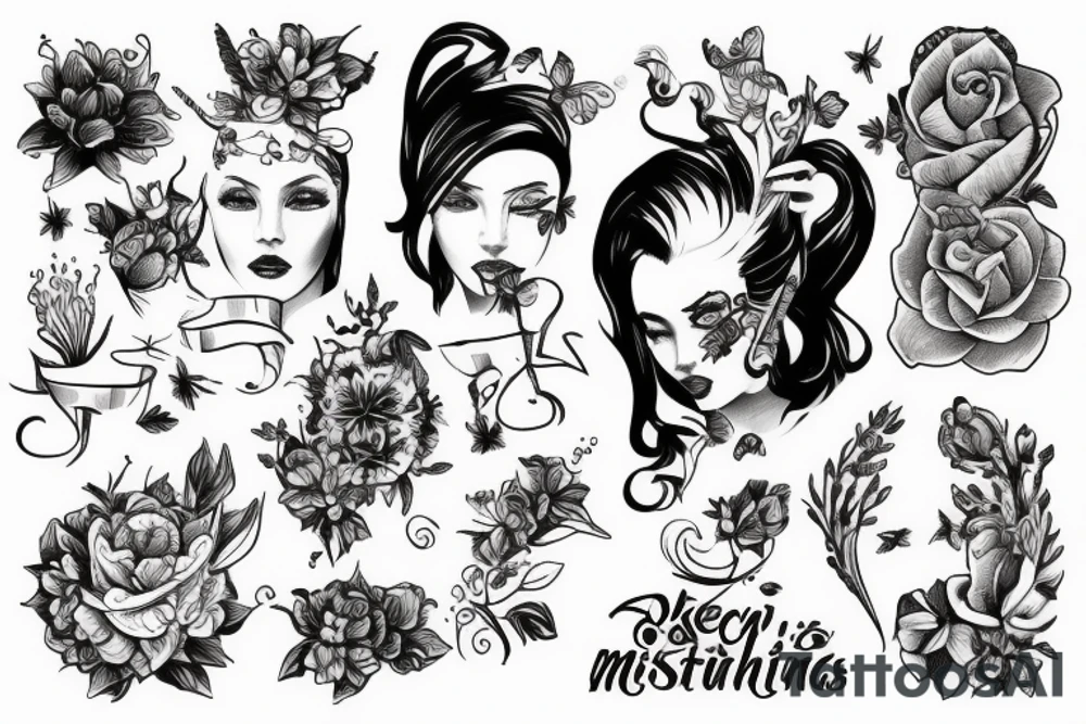 В стиле минимализм tattoo idea