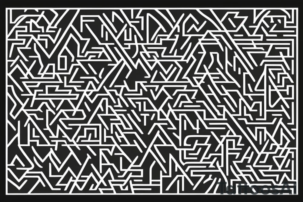 a maze with no way to out tattoo idea