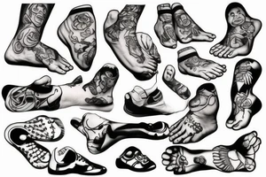 Baby foot tattoo idea