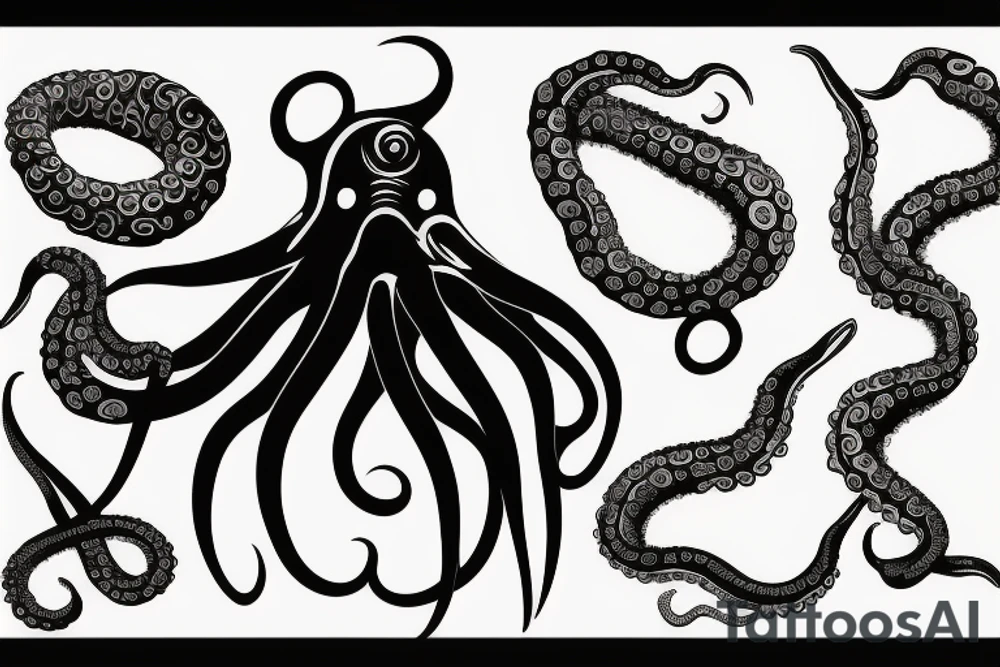 octopus arm tattoo idea