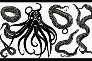 octopus arm tattoo idea