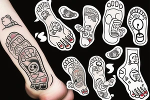 Baby foot tattoo idea