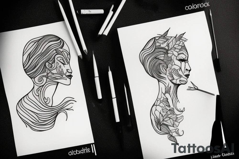 black tattoo idea