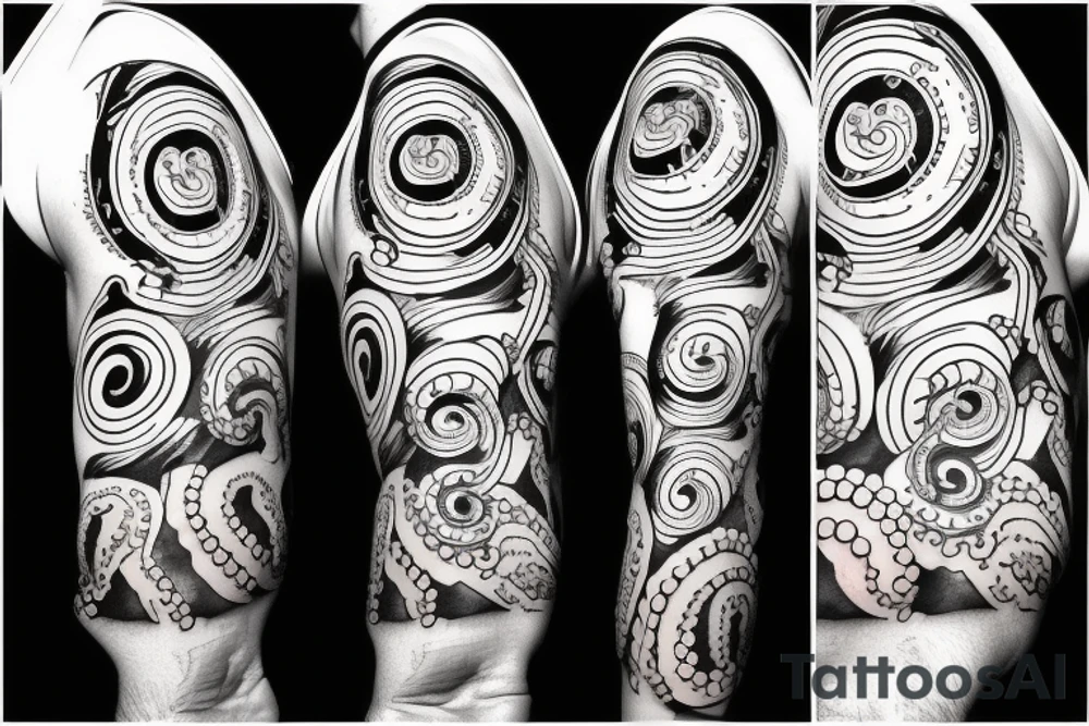 octopus arm tattoo idea