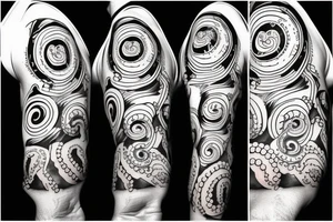 octopus arm tattoo idea