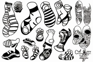 Baby foot tattoo idea